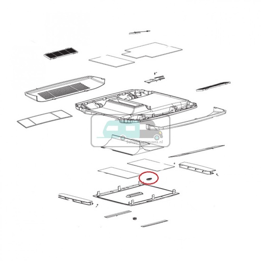 [OCS_0115149] Dometic Afdekkapje Airco B2200