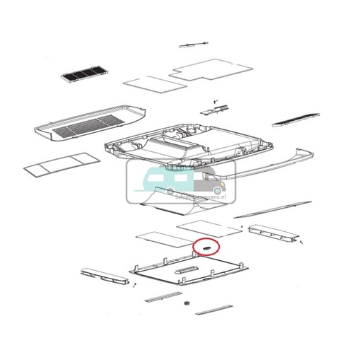 [OCS_A0030548] Dometic Afdekkapje Airco B2200