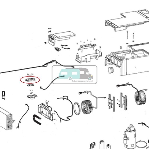 [OCS_A0030665] Dometic Airco Afdekking afstandsbediening