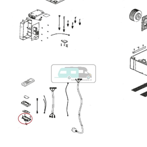 [OCS_0115163] Dometic Airco Onderklepje afstandsbediening