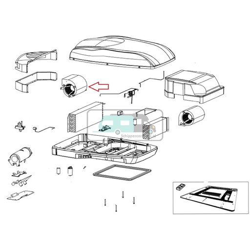 [OCS_0115301] Telair Dualclima condenserfan