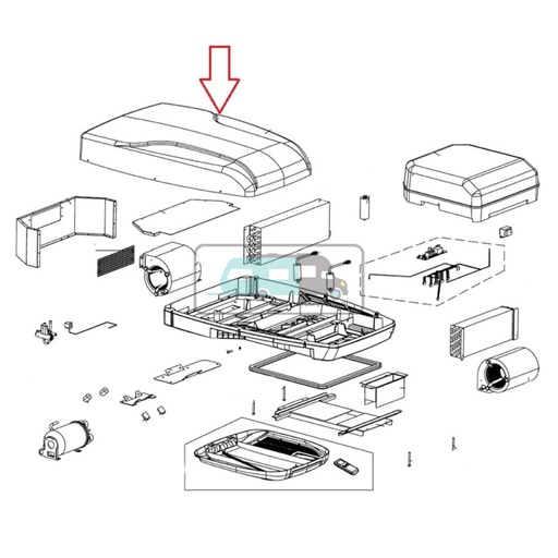 [OCS_A9903033] Telair Silent 7300H bovenkap
