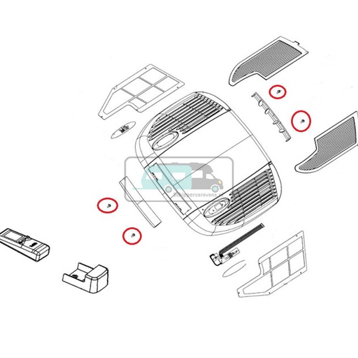 [OCS_0115317] Telair Dualclima 8400H Klinknagel