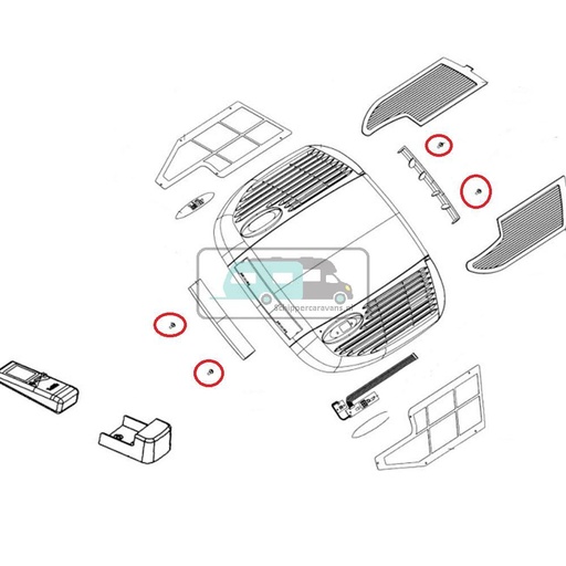 [OCS_A9903191] Telair Dualclima 8400H Klinknagel