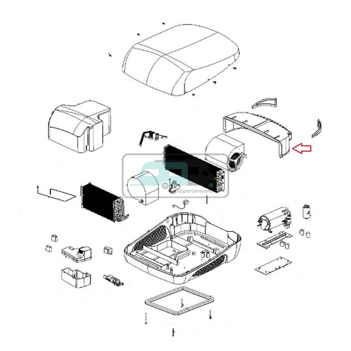 [OCS_0115329] Telair e-Van 7400H Condensor