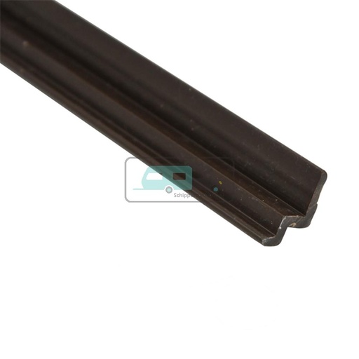 [OCS_A0003230] Tafelbladrail Kunststof Bruin 50cm