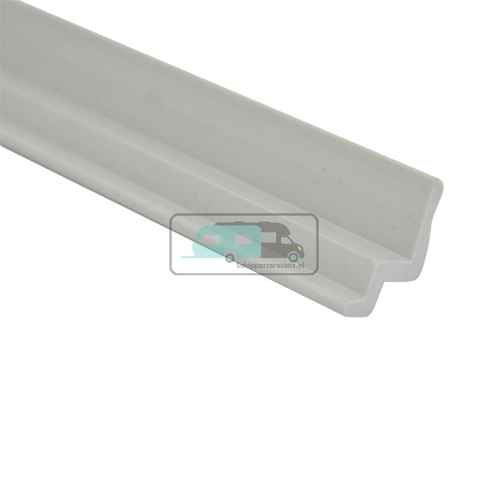 [OCS_A0033338] Tafelbladrail Kunststof Grijs 60cm