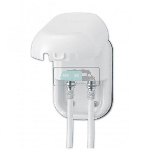 [OCS_0124088] Inbouw stekkerdoos 2 * F-connect. Maxview Wit