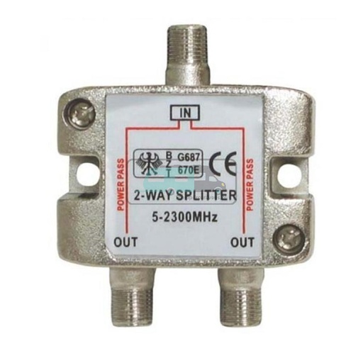 [OCS_0126075B] Splitter 2 weg satelliet