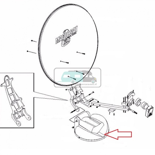 [OCS_0128043] Teleco Motorkap nr. 5468