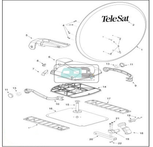 [OCS_A9905680] Teleco Motor nr. 11161, set a 2