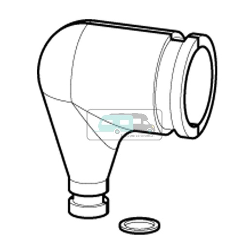 [OCS_0128530] Vechline F-Connector Beschermer 90graden