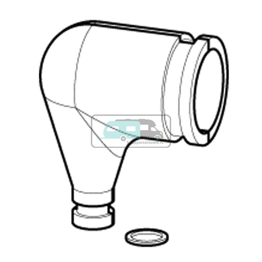 [OCS_A0032758] Vechline F-Connector Beschermer 90graden