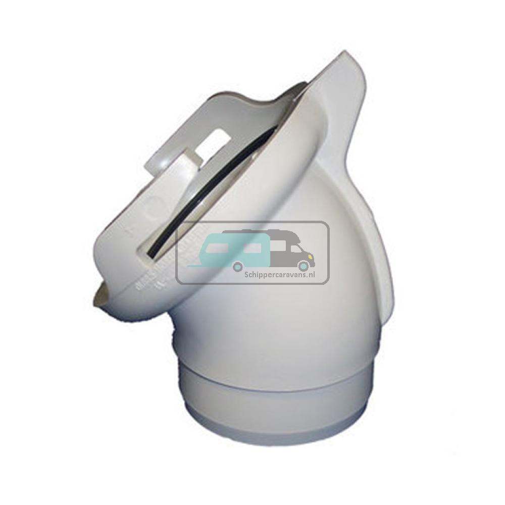 [OCS_A0006436] Thetford Aqua Magic Hose Adaptor Curved