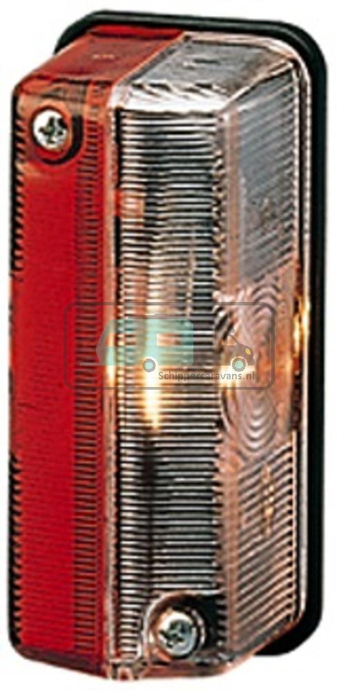 [OCS_A0008370L] Hella Markering Rechthoekig Opbouw Rood/Wit