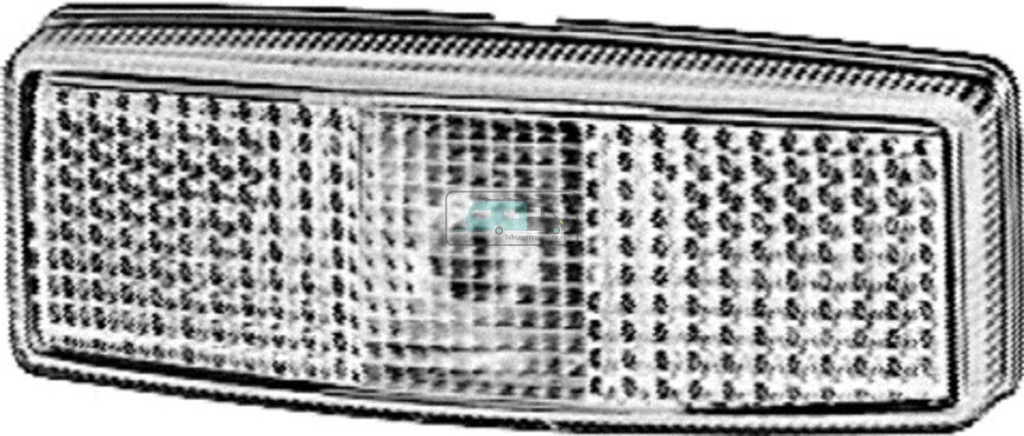 [OCS_A0034950L] Hella Breedtelicht met Reflector Rechthoekig Opbouw Wit