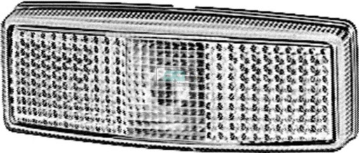 [OCS_A0034950L] Hella Breedtelicht met Reflector Rechthoekig Opbouw Wit
