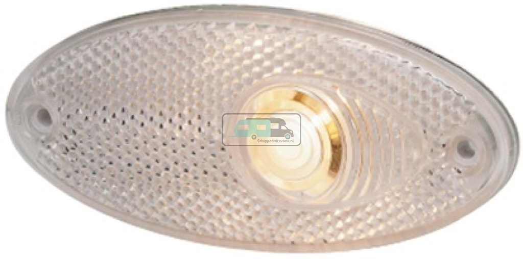 [OCS_A0034952] Hella Breedtelicht met Reflector Ovaal Inbouw Wit