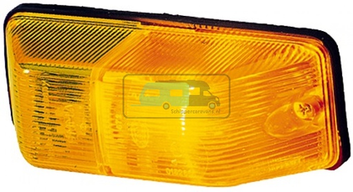 [OCS_0210099] Hella Knipperlicht Extra Categorie 5/6 Rechts Rechthoekig Oranje 12/24V