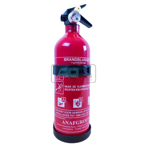 [OCS_0216006] Brandblusser met Manometer Belgie Keur 1kg