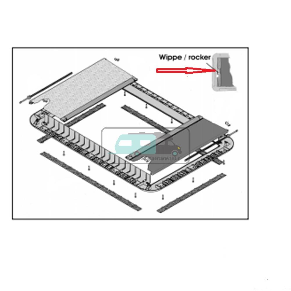 [OCS_A9905977] Dometic Heki 2 Greepje+ Veertje Grijs