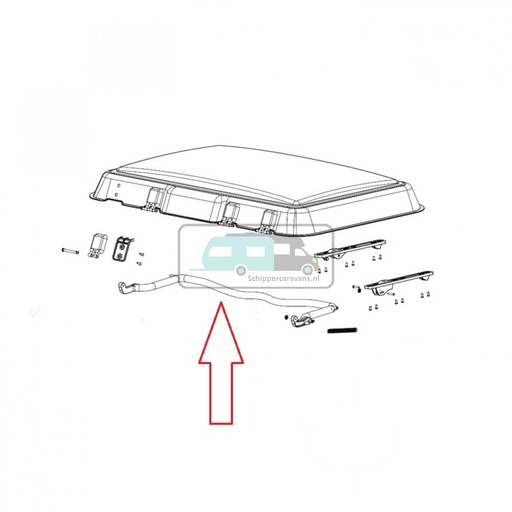 [OCS_0402042] Dometic Midi Heki Beugel met Montagedelen