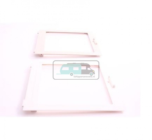 [OCS_0402078] MPK Vliegenhor Scharnier Buitenzijde 40x40cm Beige