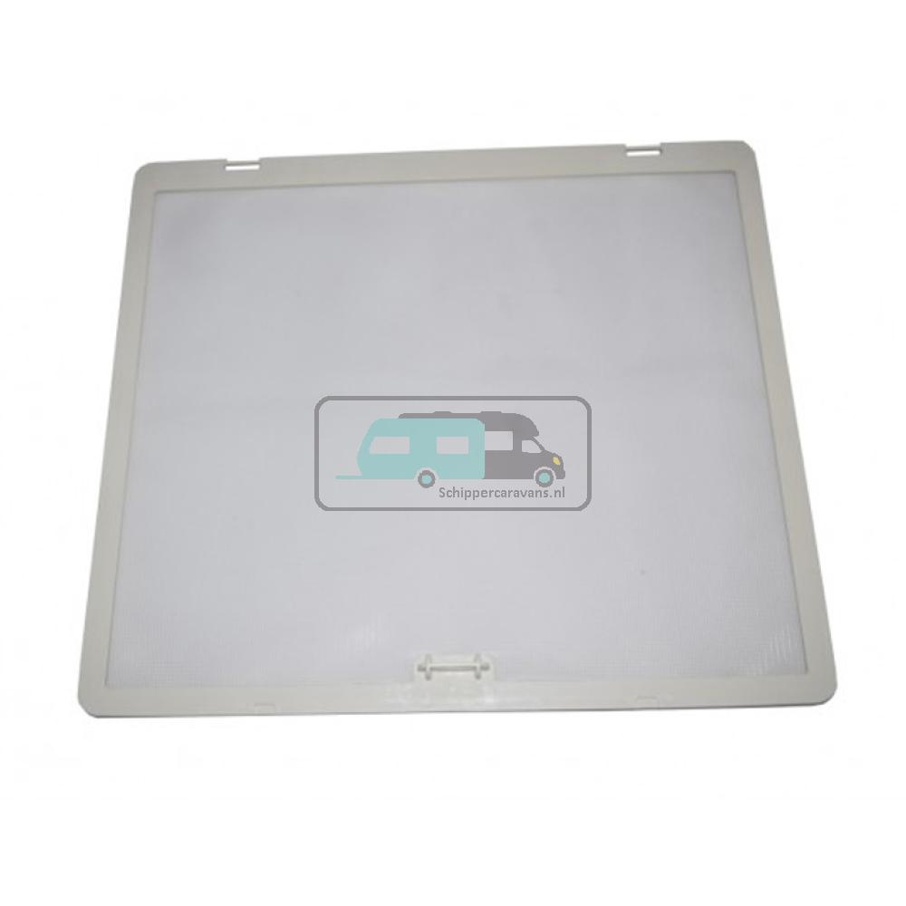 [OCS_A0035430] MPK Vliegenhor Scharnier Buitenzijde 28x28cm Grijs