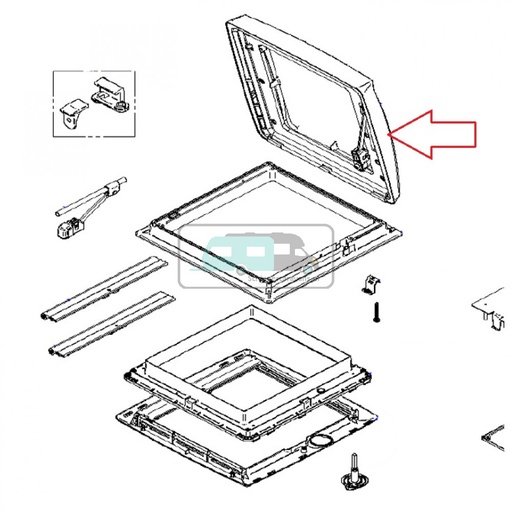 [OCS_0402095] Thule Vent Dakluikkap Wit