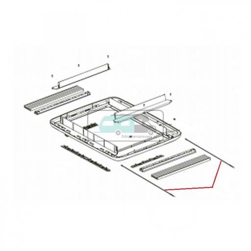 [OCS_0402137] Dometic Midi Heki Snoergeleiding