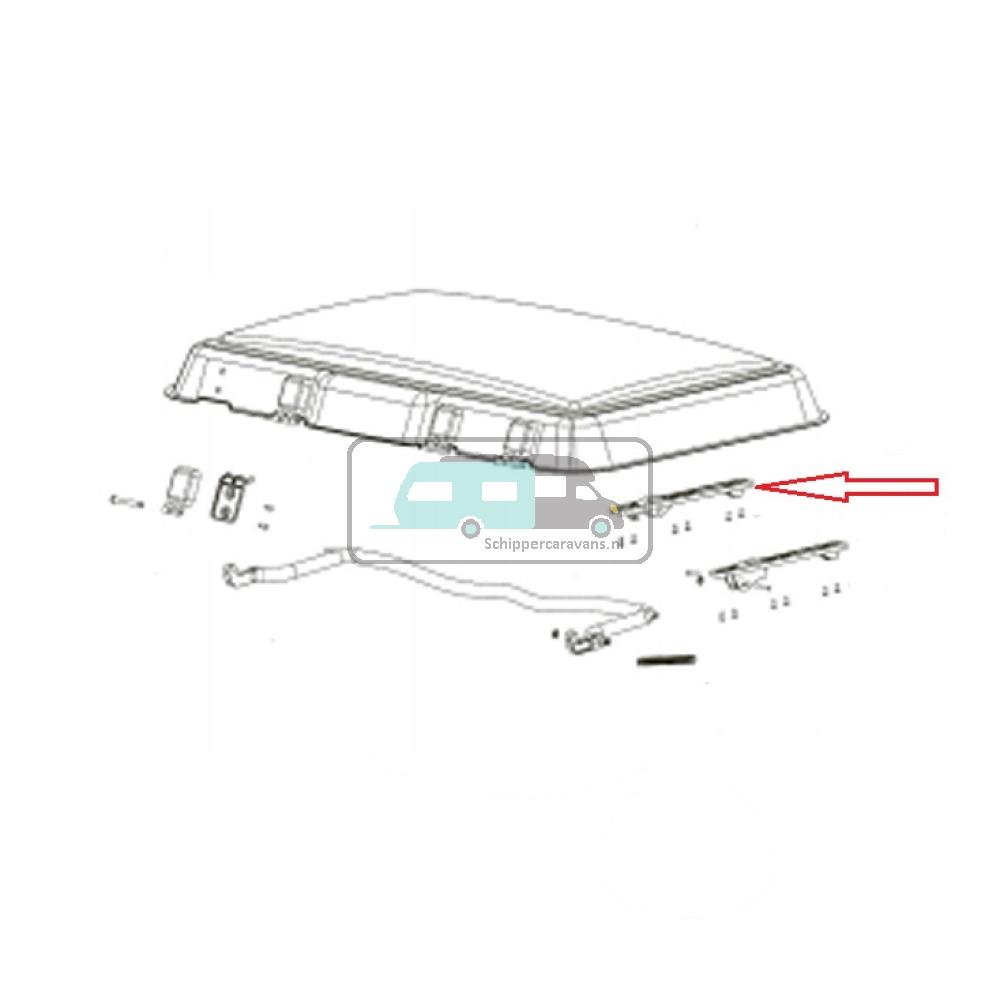 [OCS_A9906321] Dometic Midi Heki Plaatje Beugel Uitvoering