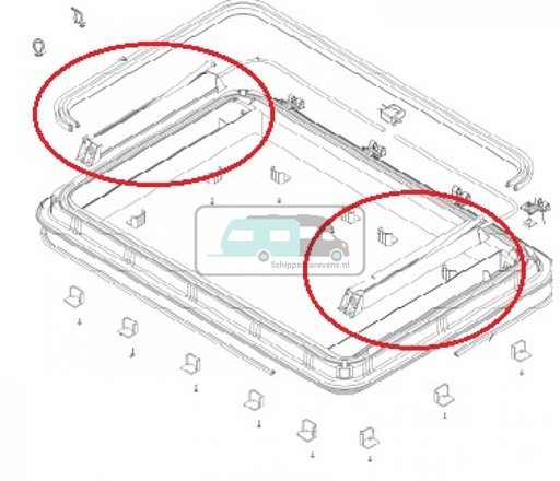 [OCS_0402143] Dometic Heki 3/ 4 Aandrijfas