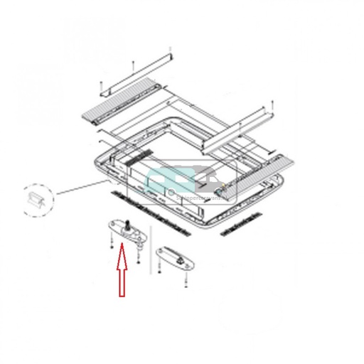 [OCS_0402145] Dometic Midi Heki Draaihendel Crème