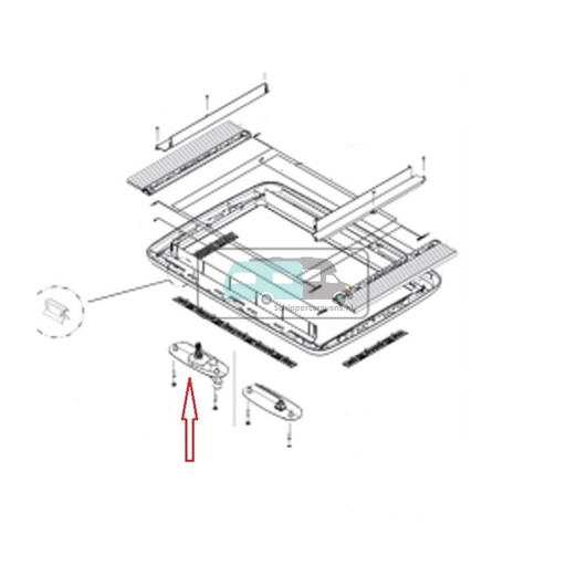 [OCS_A0030749] Dometic Midi Heki Draaihendel Crème