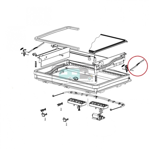 [OCS_0402166] Dometic Midi Heki Uitzethendel (L+R)