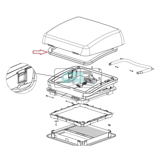 [OCS_A0030711] Dometic Micro Heki Afdichtrubber