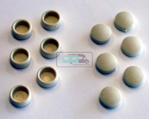 [OCS_A0015263] Dometic S3 Klapraam Afdekdopjes Wit 12st.