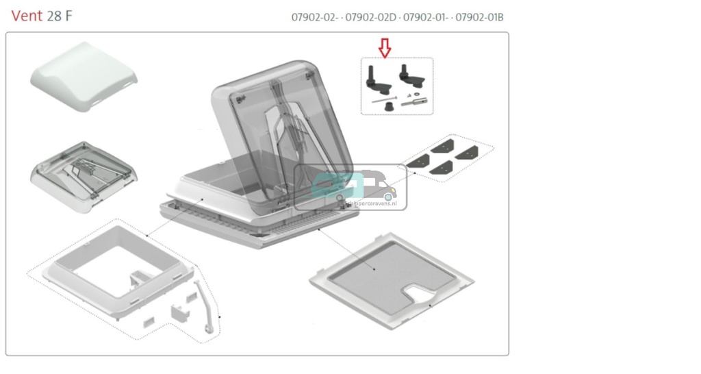 [OCS_A0020065] Fiamma Vent 28 F Verlengset