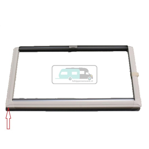 [OCS_0402388] Remibase Afdekkap Hoek RAL9001 