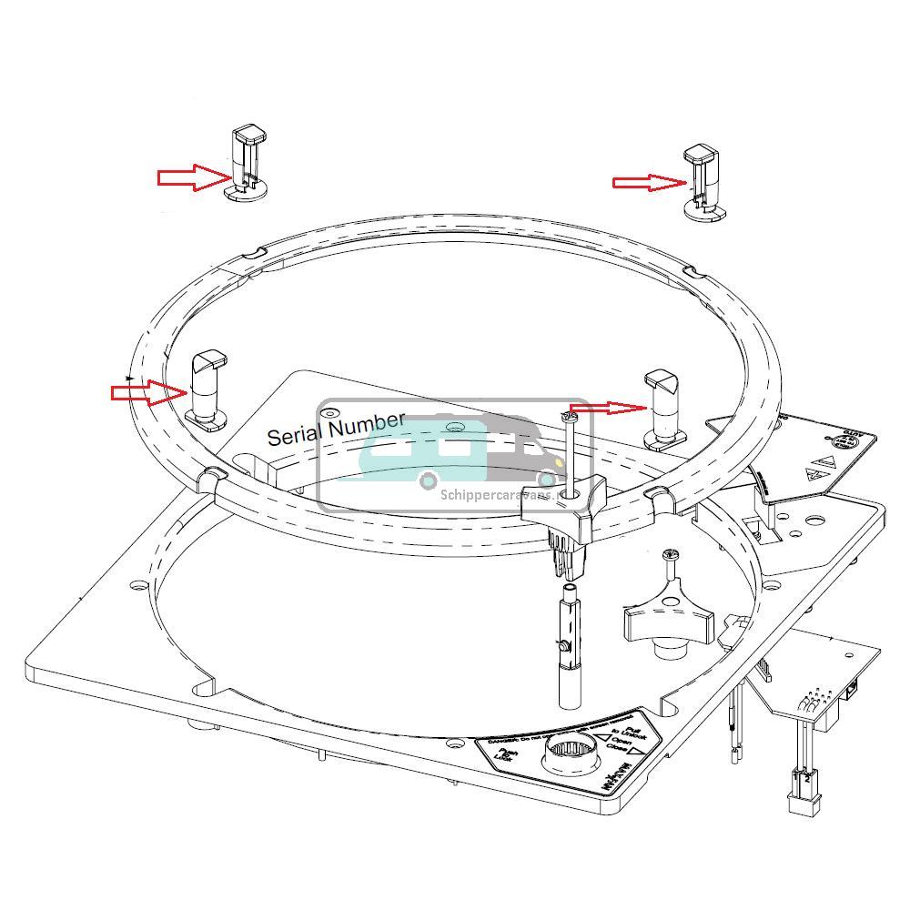 [OCS_A0031398] MaxxFan Bevestigingsklemmen Ring