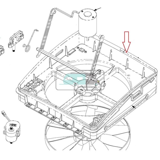 [OCS_A0031407] MaxxFan Afdichtingsrubber