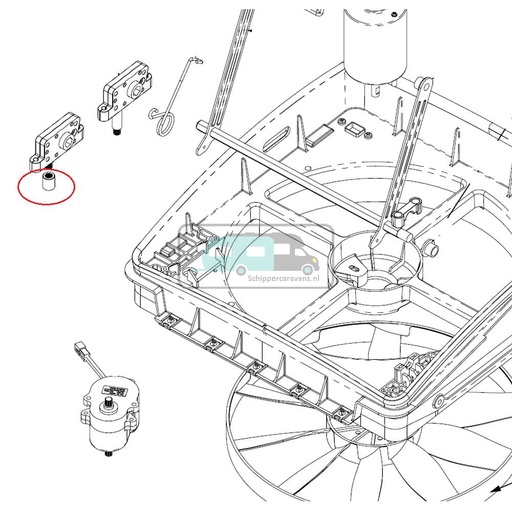 [OCS_0402421] MaxxFan Motor Opvulbus