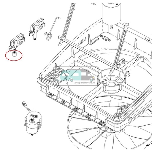 [OCS_A0031412] MaxxFan Motor Opvulbus