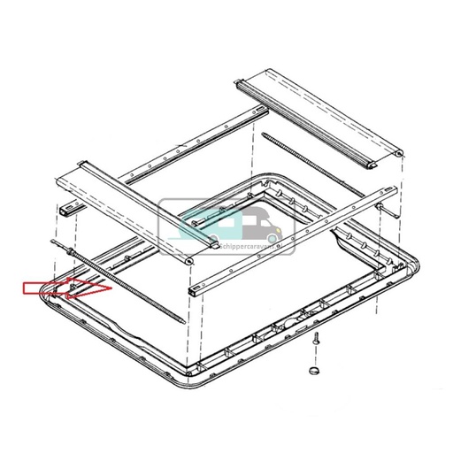 [OCS_A9905955] Dometic Heki 1 Veer FM1002