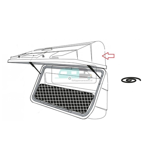 [OCS_0407037] Fiamma Ultra-Box 500 Deksel