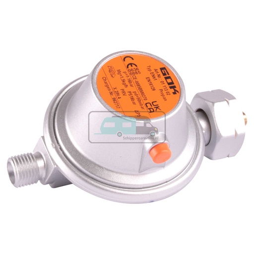 [OCS_0410021B] GOK Veiligheidsdrukregelaar met Afblaas 50mb 1/4L