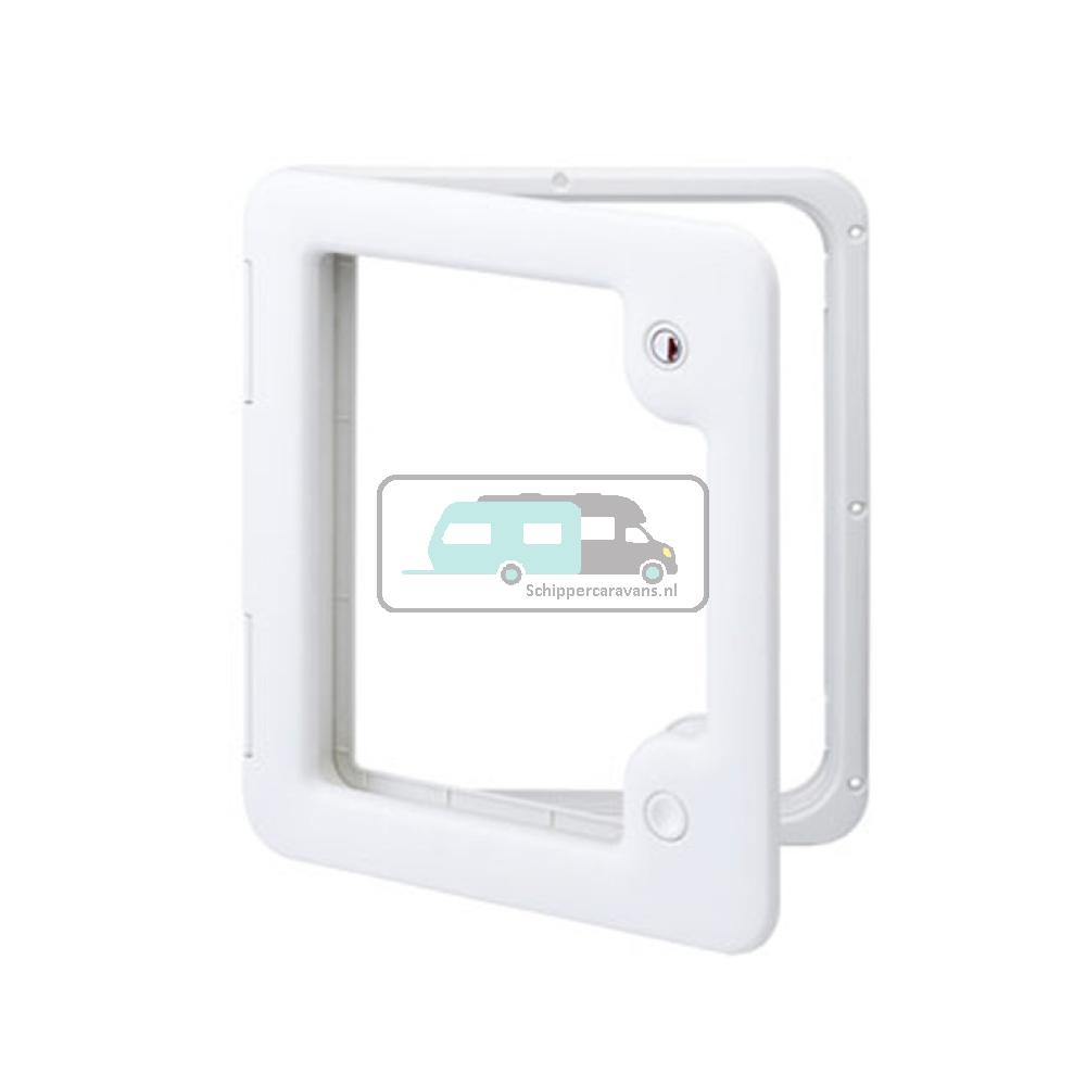 [OCS_A0028362] Thetford Serviceluik 3 35x30cm Wit-80 NLK/ZA zonder Slot/Cilinder