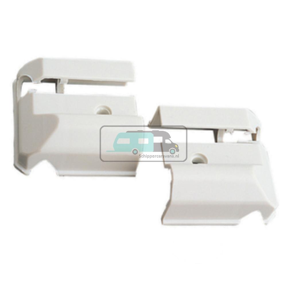 [OCS_A0036942L] Eindstukje Caravanprofiel Wit L+R