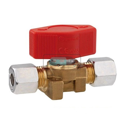 [OCS_A0036830L] Gaskraan 2x8mm Afsluitbaar