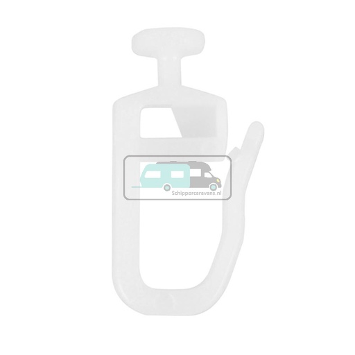 [OCS_0723005B] Gordijnrunner Nylon met Haak 20st.